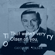 George Olsen That Wasn'T Very Olsen Of You GIF - George Olsen That Wasn'T Very Olsen Of You Spinning Cube GIFs