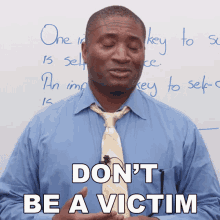 Dont Be A Victim James GIF - Dont Be A Victim James Engvid GIFs
