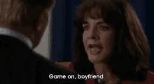 Game On GIF - The West Wing Bartlet Abby GIFs