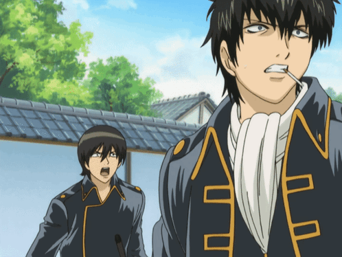 Yamazaki Hijikata GIF Yamazaki Hijikata Gintama Discover Share GIFs