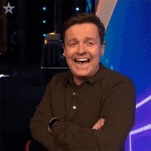 Laughing Declan Donnelly GIF - Laughing Declan Donnelly Britain'S Got Talent GIFs
