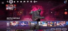 a screenshot of the battle royale app