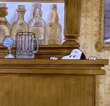 Sly GIF - Snoopy Charlie Brown Bar GIFs