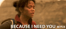 Because I Need You Taylor Russell GIF - Because I Need You Taylor Russell Judy Robinson GIFs