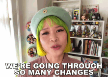Were Going Through So Many Changes Goldie Chan GIF - Were Going Through So Many Changes Goldie Chan Lot Of Changes GIFs