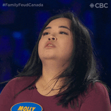 Nodding Molly GIF - Nodding Molly Family Feud Canada GIFs