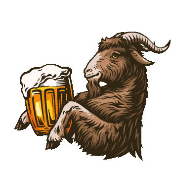 Goat Saq Sticker - Goat Saq Beer Stickers