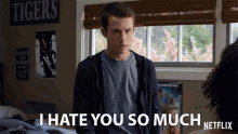 I Hate You So Much Clay Jensen GIF