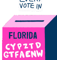 Every Vote In Florida Must Be Counted Sticker - Every Vote In Florida Must Be Counted Count Every Vote Stickers