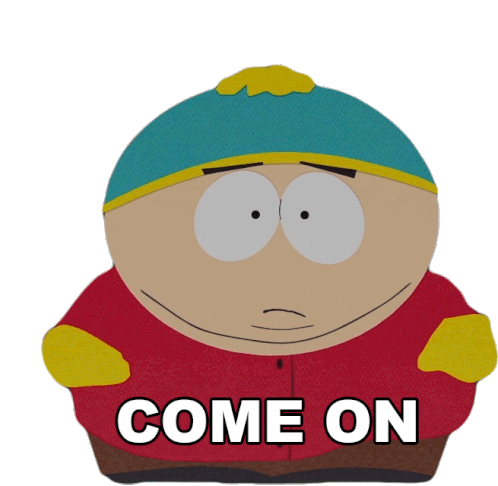 Come On Cartman Sticker - Come On Cartman South Park Stickers