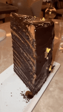Chocolate Cake Dessert GIF - Chocolate Cake Dessert Thirteen Layer Chocolate Cake GIFs