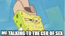 Me Talking To The Ceo Of Sex Spongebob GIF - Me Talking To The Ceo Of Sex Ceo Of Sex Me Talking GIFs