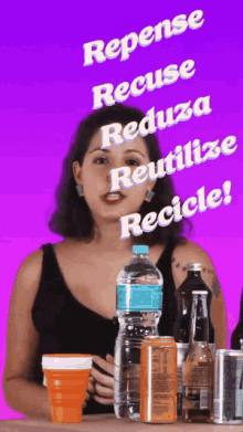Repense Recuse Reduza Reutilize Recicle Nina Marcucci GIF - Repense Recuse Reduza Reutilize Recicle Nina Marcucci Menos1lixo GIFs