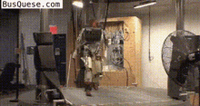 Robot Walk Out GIF - Robot Walk Out Androids GIFs
