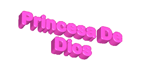 Letras Gif Transparente Princesa De Dios Sticker - Letras Gif Transparente Princesa De Dios Stickers