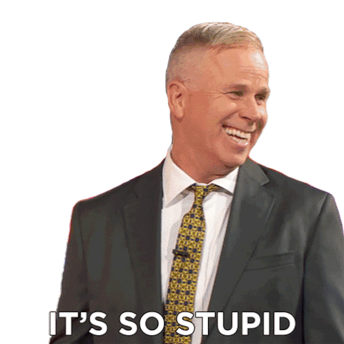 Its So Stupid Youre Clapping Gerry Dee Sticker - Its So Stupid Youre Clapping Gerry Dee You Shouldnt Be Clapping Stickers