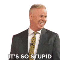 Its So Stupid Youre Clapping Gerry Dee Sticker - Its So Stupid Youre Clapping Gerry Dee You Shouldnt Be Clapping Stickers