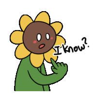 Sunflower Plant Sticker