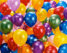 Balloons Celebrate GIF - Balloons Celebrate Colorful GIFs