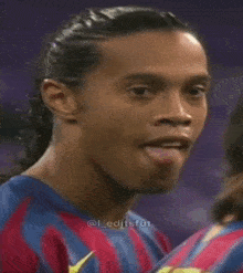 Ronaldinho Tongue GIF - Ronaldinho Tongue Ronaldinhoclips GIFs