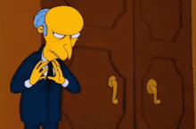 Mr Burns Waiting GIF