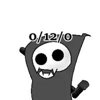 a drawing of a skull with wings and the date 01/12/2010 on top