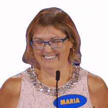 smiling maria family feud canada happy delighted