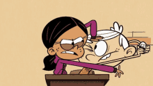 Wrestling GIF - Loud House Series Fight Argue GIFs