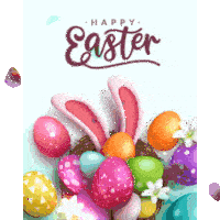Easter Easter Bunny Sticker - Easter Easter Bunny Happy Easter Stickers