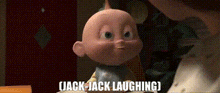 Jack Jack Laughing Incredibles Baby Laughing GIF