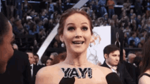 Jennifer Lawrence Yay GIF - Jennifer Lawrence Yay Great GIFs