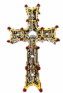 isten%C3%B3vjon benneteket god save you cross sparkle crucifix