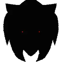 a colorful drawing of a monster 's face on a white background ..