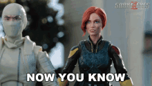 Now You Know Storm Shadow GIF - Now You Know Storm Shadow Scarlett GIFs