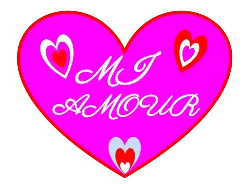 Mi Amor My Love Sticker - Mi Amor My Love Heart Stickers