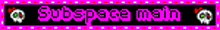 a neon sign that says ' subspace math ' on a black background