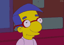 Milhouse Eyebrow GIF - Milhouse Eyebrow The Simpsons GIFs