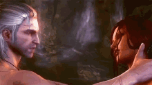 About To Kiss Geralt Of Rivia GIF - About To Kiss Geralt Of Rivia Triss Merigold GIFs