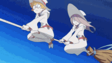 Little Witch Academia Broom GIF - Little Witch Academia Broom Flight GIFs