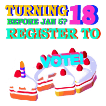 register to vote go vote go vote georgia turning18 jan5