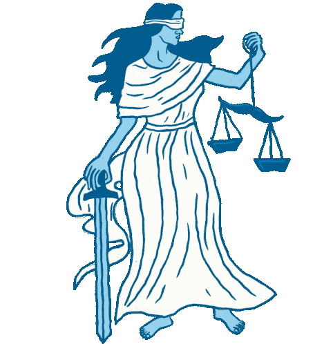 Balance The Courts Lady Justice Sticker - Balance The Courts Lady Justice Justice Stickers