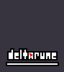 a pixel art of tomorrow and deltarune