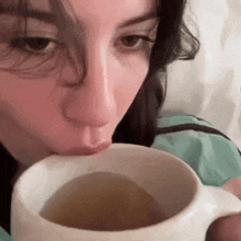 Gracie Abrams Sipping Tea GIF - Gracie Abrams Sipping Tea GIFs
