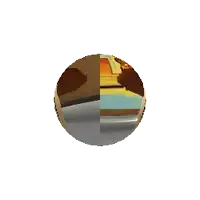 a cartoon ball with a big eye is next to a smaller cartoon ball