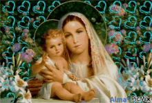 madre virgen maria jesus hearts