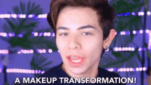 A Makeup Transformation Staring GIF - A Makeup Transformation Staring Makeup GIFs
