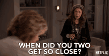 When Did You Two Get So Close Lily Tomlin GIF - When Did You Two Get So Close Lily Tomlin Frankie Bergstein GIFs