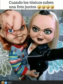 Chucky En Selfie Mira Mardida GIF - Chucky En Selfie Mira Mardida GIFs