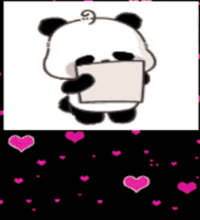 Panda For You GIF - Panda For You Heart GIFs