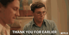 Thank You For Earlier Ryan O Connell GIF - Thank You For Earlier Ryan O Connell Ryan Hayes GIFs